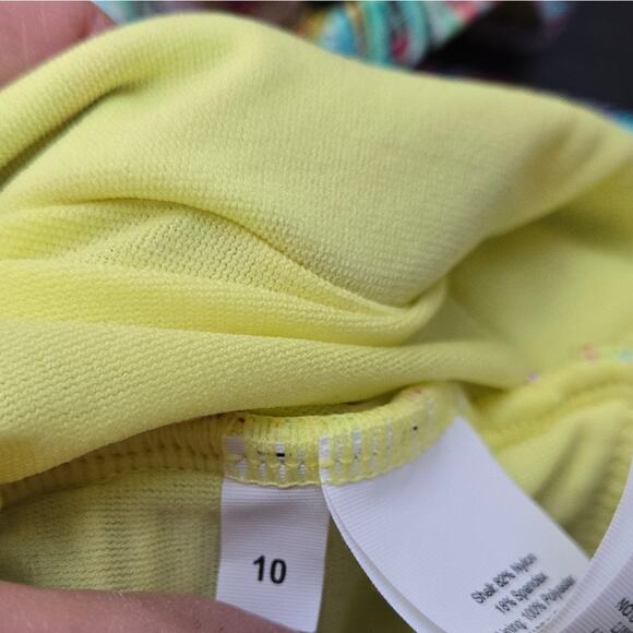 Bleu Rod Beattie Bohemian Paradise Halter One Piece Swimsuit Size 10 - Picture 4 of 7